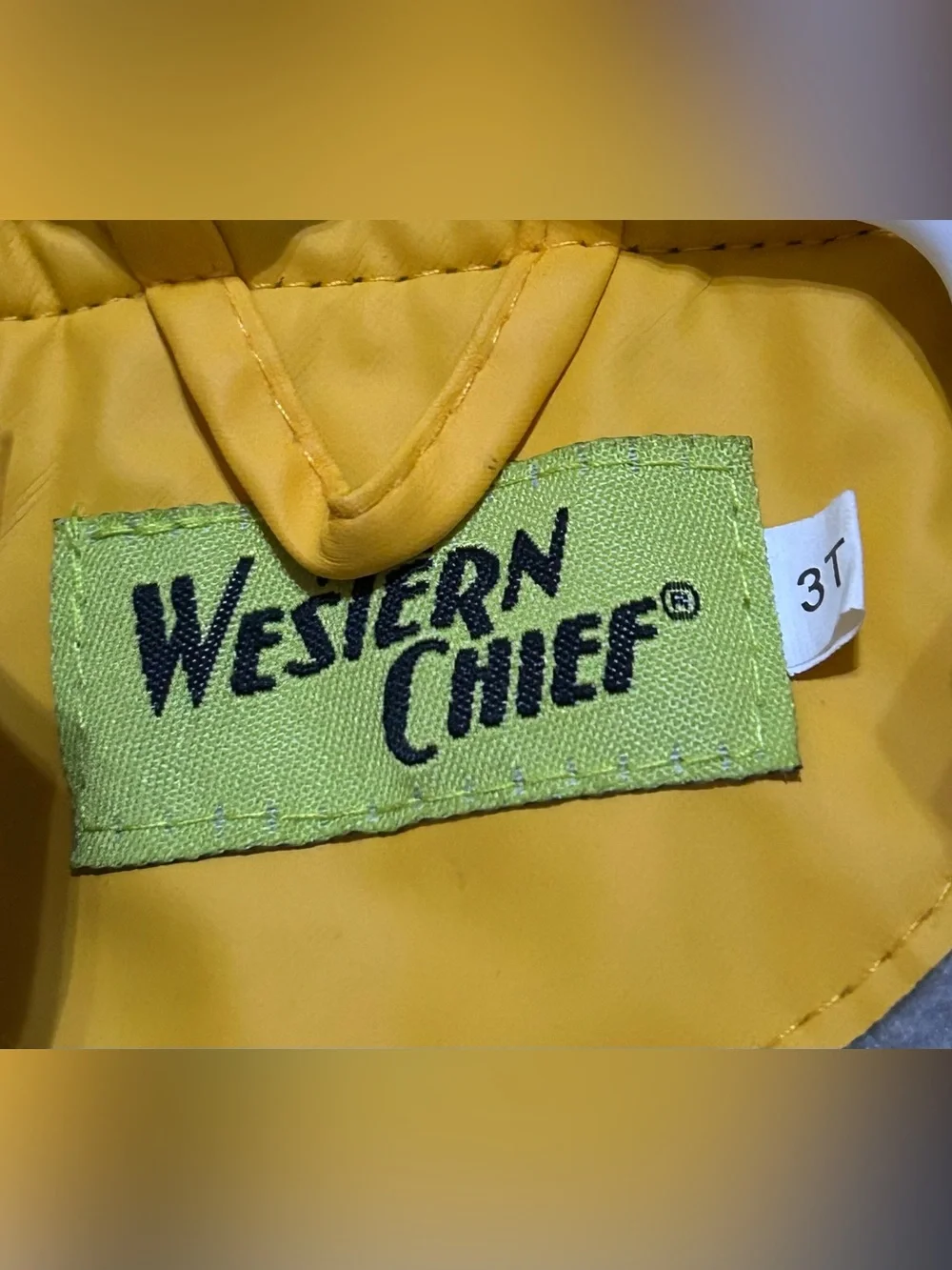 Kids Yellow Firefighter Raincoat with Reflective Stripes 3T